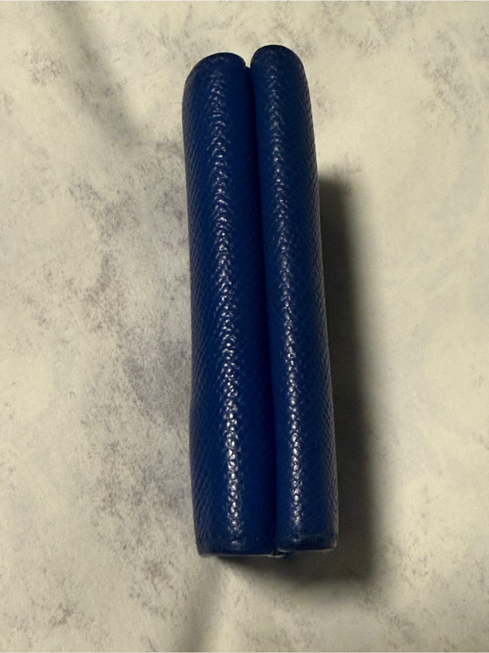 BALENCIAGA COMPACT BLUE LEATHER WALLET VGUC - Picture 6 of 10